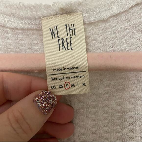 FREE PEOPLE • Oatmeal Cream Long Sleeve Catalina Thermal Top - Picture 4 of 6